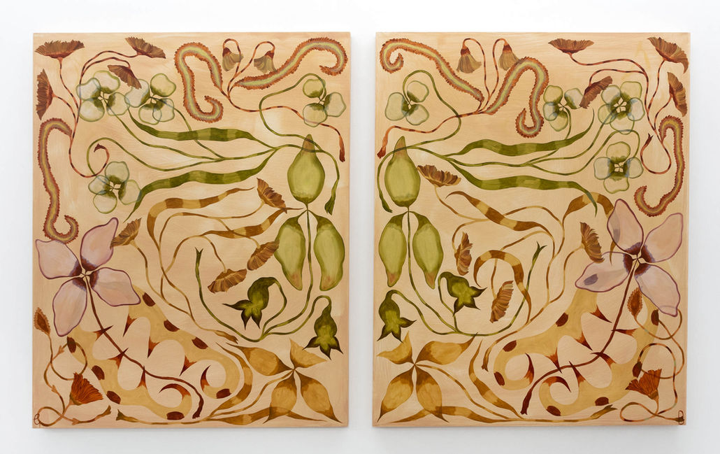 Symbiosis (diptych) by Georgia Beaumont
