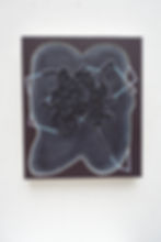 Substance, 2022, 26,5 x 31cm acrylique, chassis en bois découpé