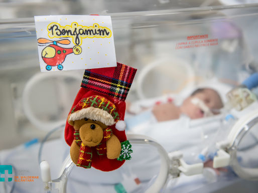 “Meu primeiro Natal”: bebês internados no HGWA ganham sessão de fotos temática