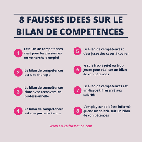 8 fausses idées sur le bilan de compétences