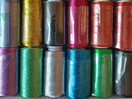 Cool Sewing with Metal Threads