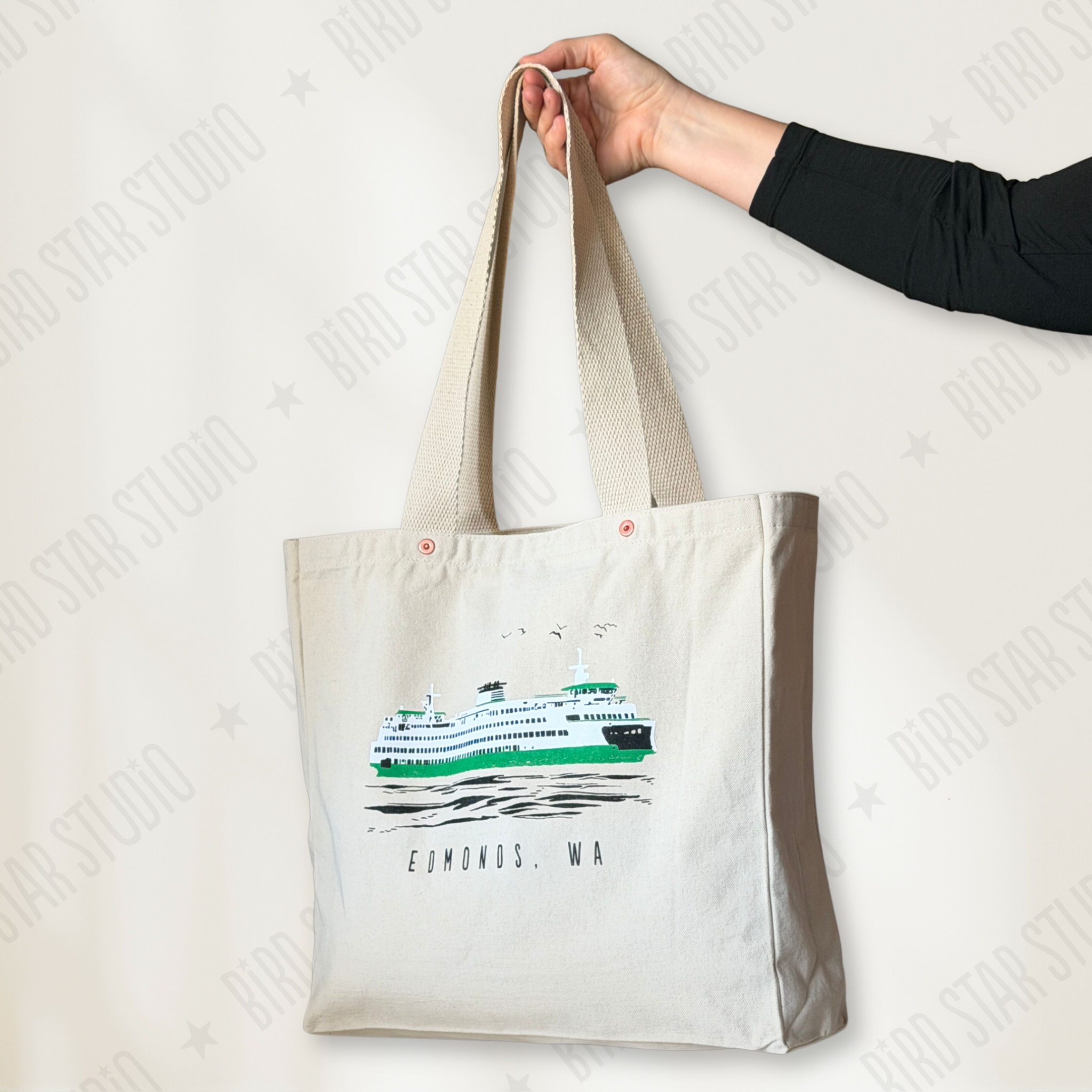 Edmonds Ferry Canvas Tote
