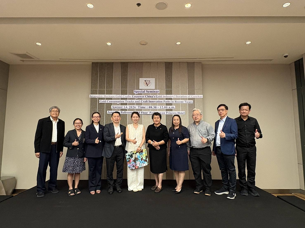 [ Special Seminar ] Intangible Heritage Gold Crafts Empower China’s Gold Industry: Iteration of Guochao Gold Consumption Tracks and Craft Innova Paths in Recent Years