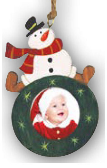 Božićni ukras za bor sa fotografijom KH23