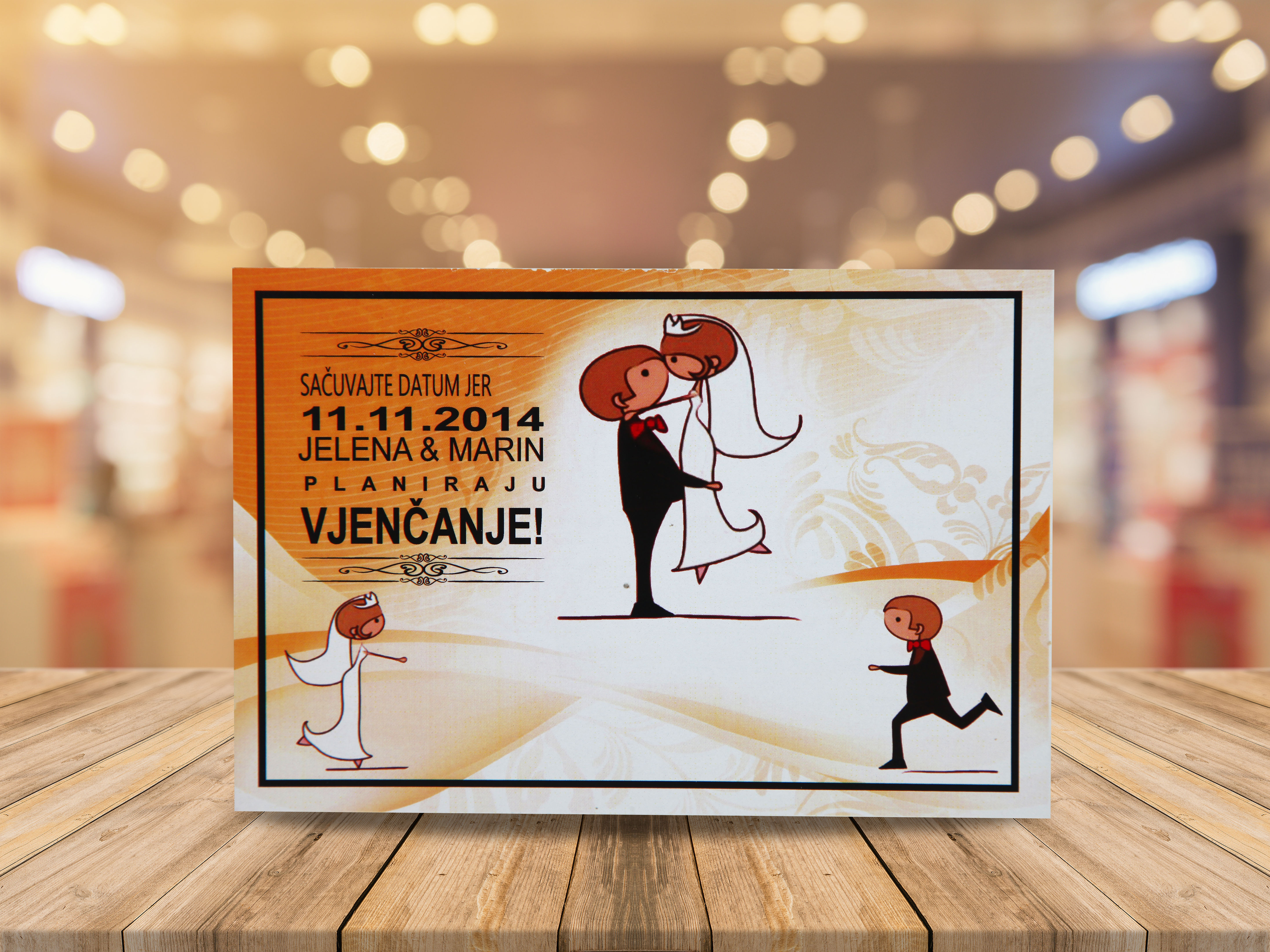 Pozivnica za vjenčanje 126