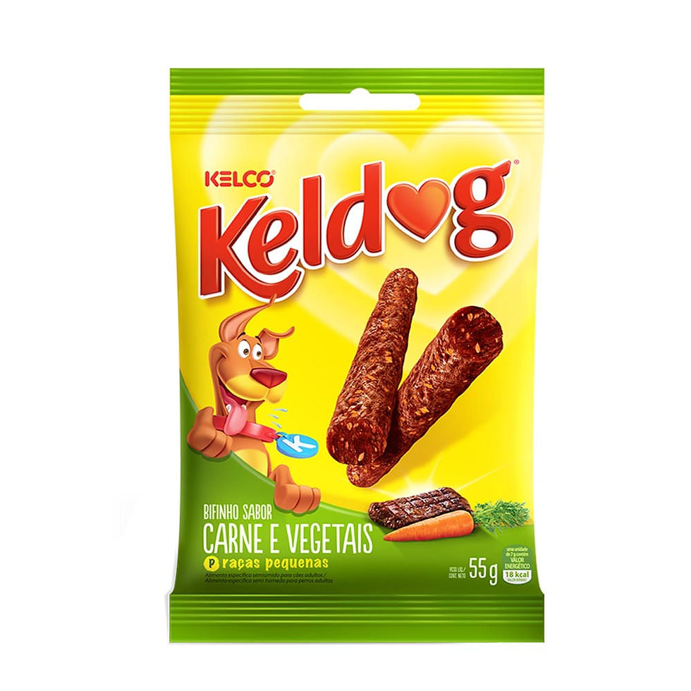 Bifinho Keldog Carne e Vegetais Raças Pequenas