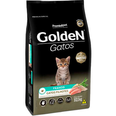 Miniatura: Ração  Golden Gatos Filhotes Frango