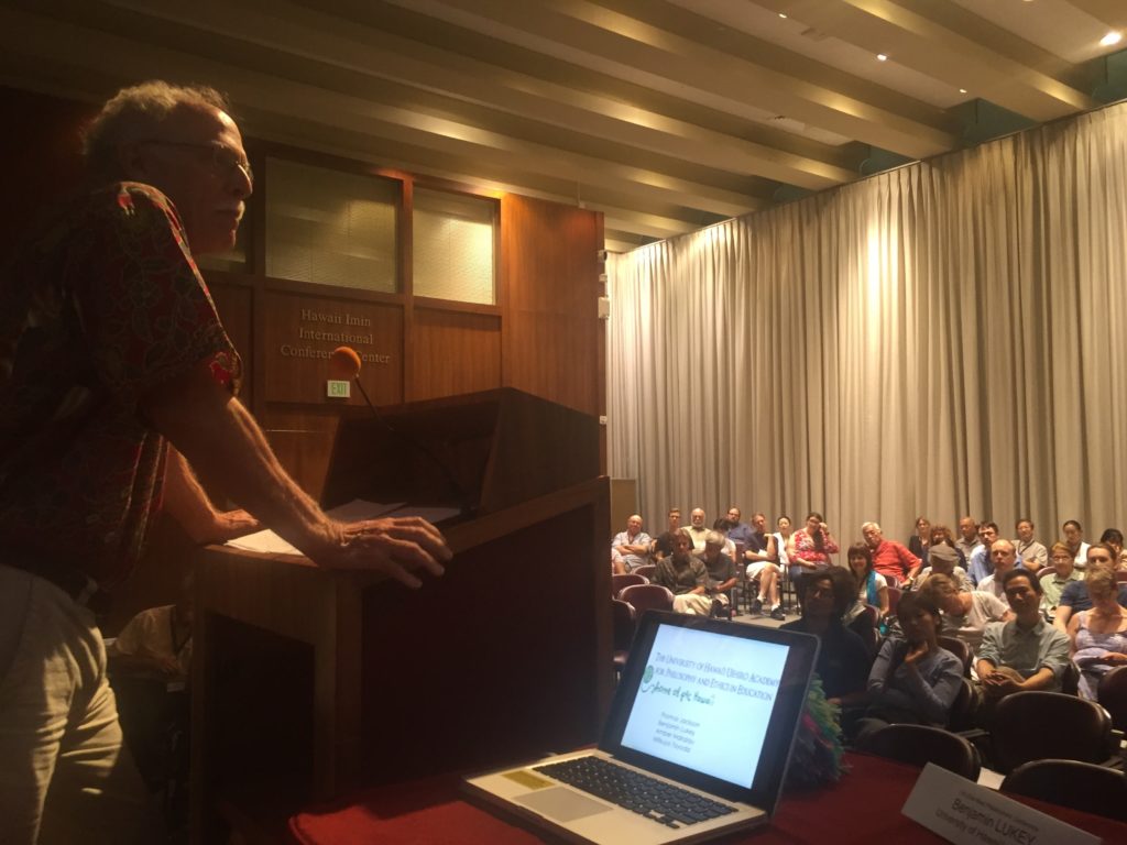 East-West Philosopher's Conference #1