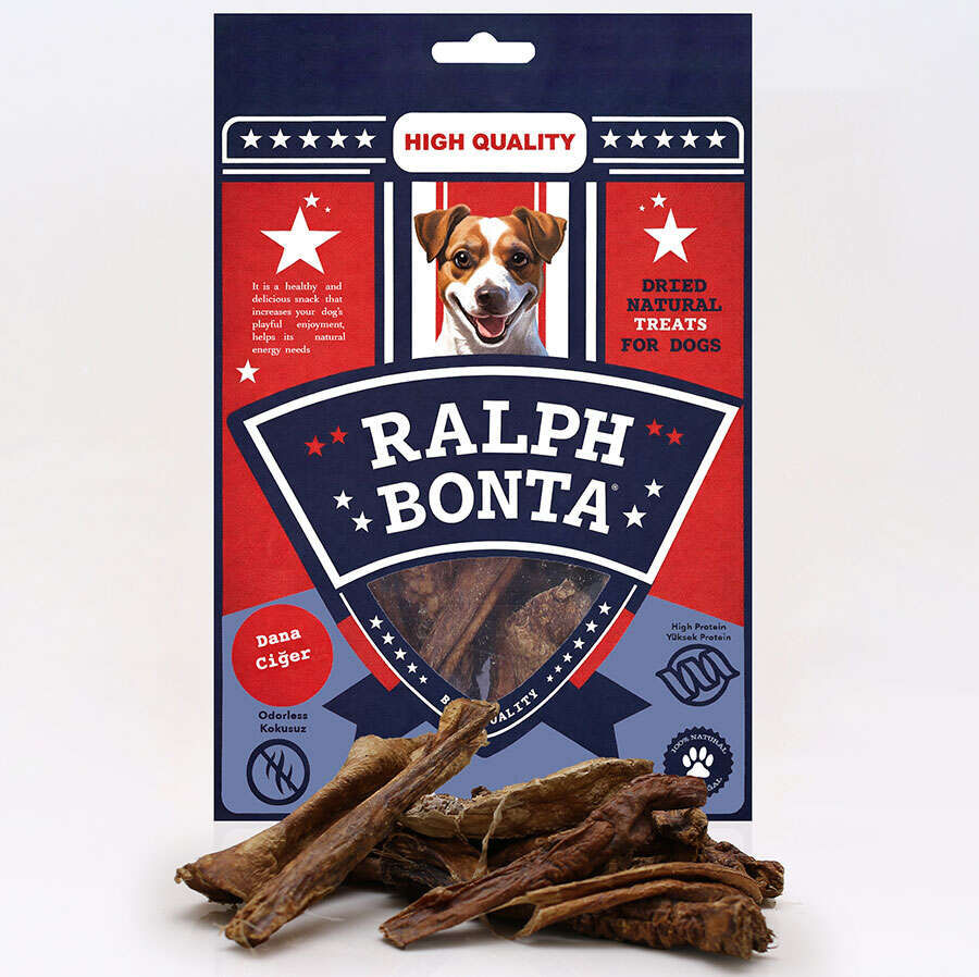 Ralph Bonta Kurutulmuş Dana Ciğer 15 Cm Stick 100 Gr