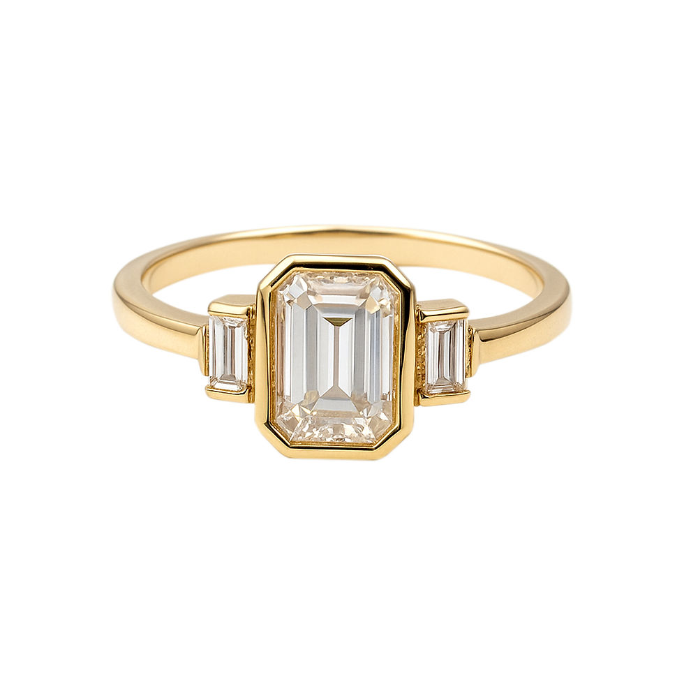 front view of Solenne Ring