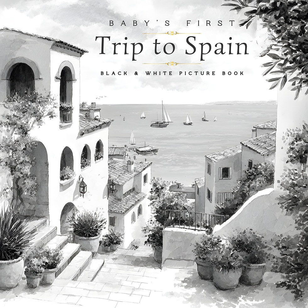 Baby's first trip to SPAIN B_W (6 x 6 in) .png