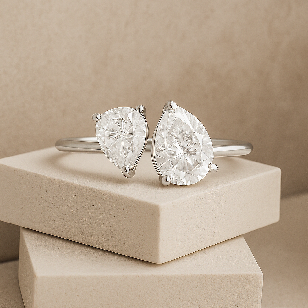 Miniature : Toi & Moi Ring placed on top of a luxury gift box
