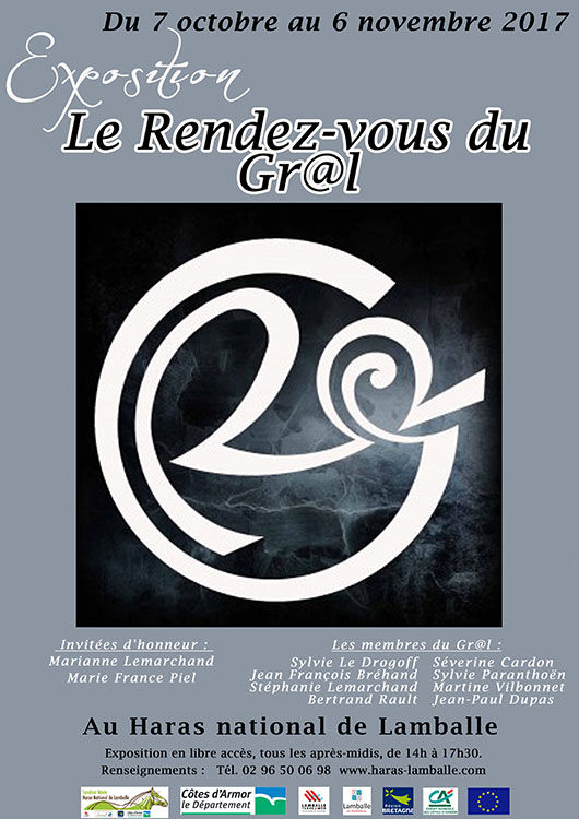 Peinture et photographie réunis au haras du 7 oct. au 6 nov. tous les après-midi de 14h à 17h30, entrée libre.J'y serai le lundi 23 octobre et le samedi 4 novembre