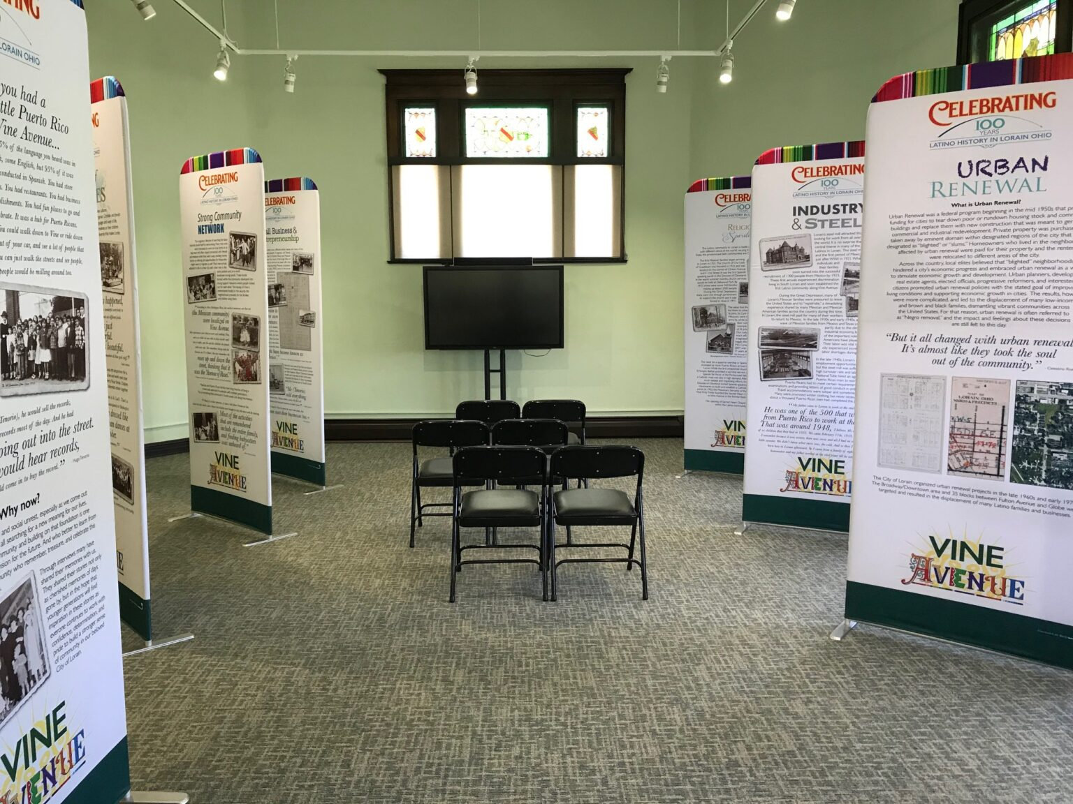 Latino Lorain Exhibit at LCCC Stocker Center Latino Lorain