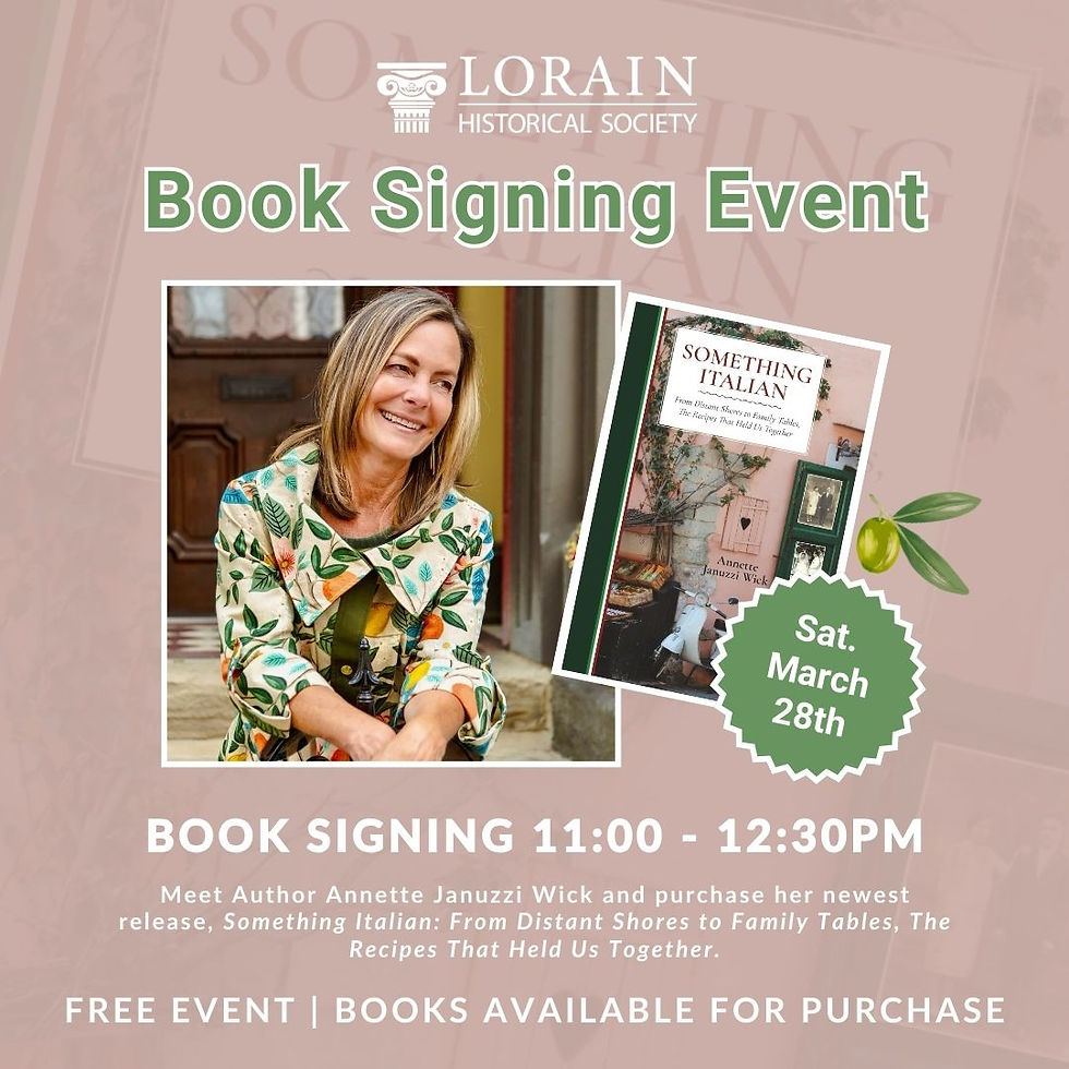 Annette Januzzi Wick Book Signing