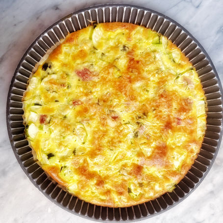 FLAN DE COURGETTE COMME UNE TARTE