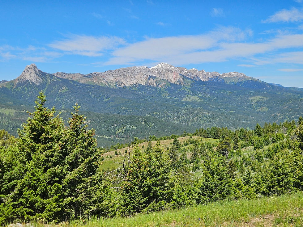 Last view of the Northern Bridgers
