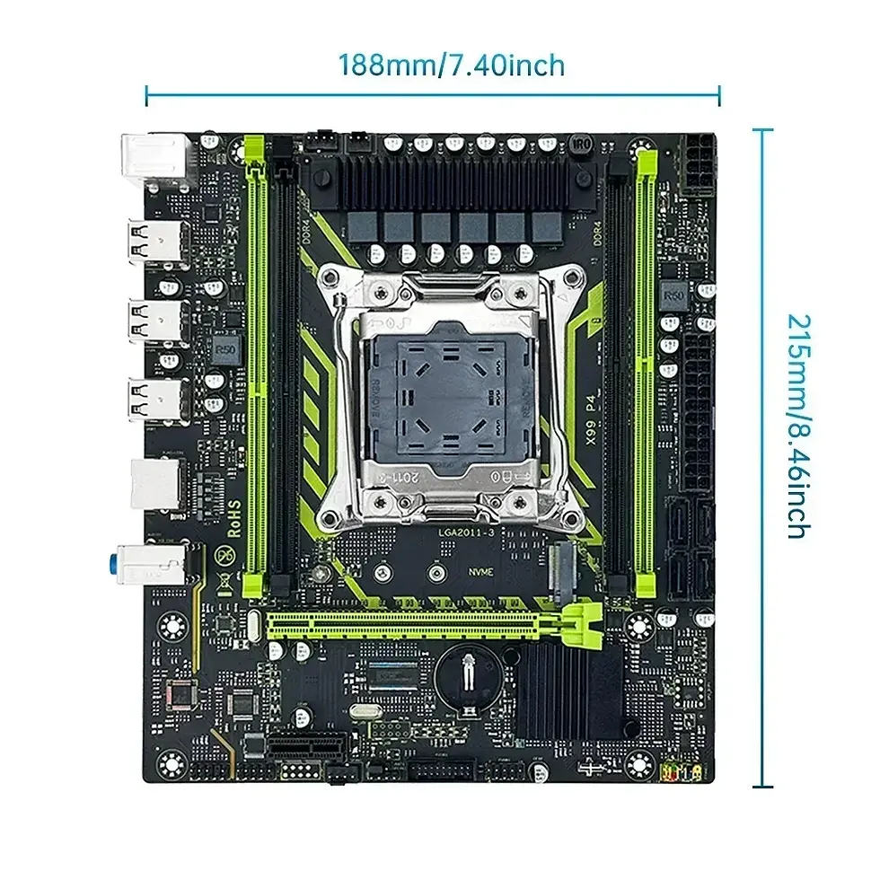 Miniatura: Kit Soyo X99 + Xeon E5 2630 V4 + 8GB RAM