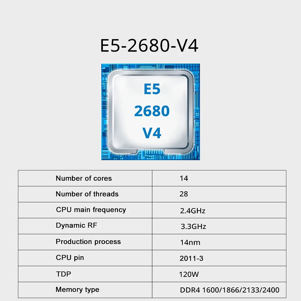 Miniatura: Kit Placa Mãe X99 + Xeon E5 2680 V4 + 8GB
