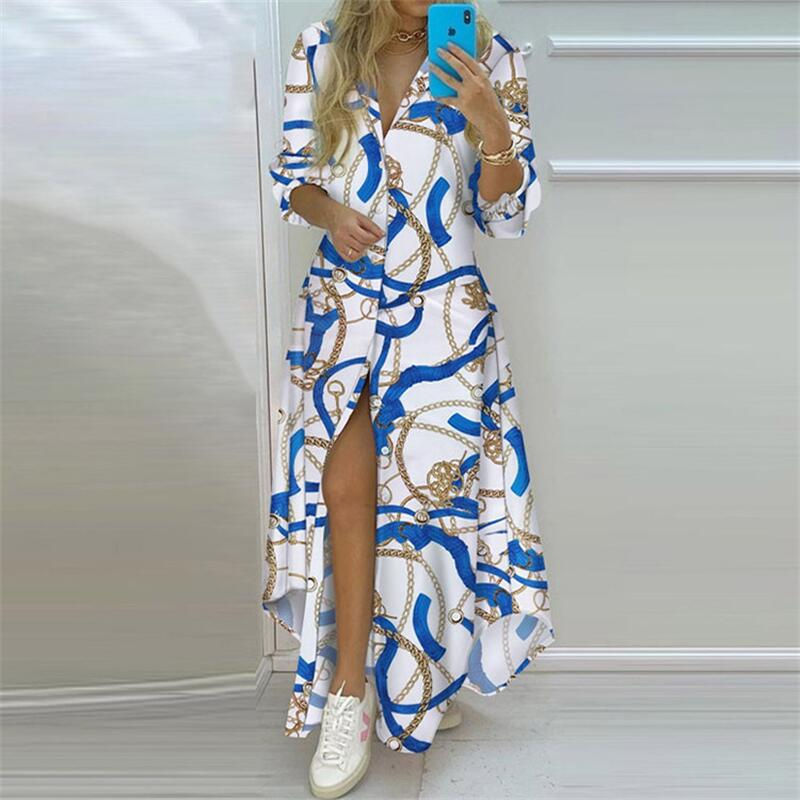 Miniatura: Vestido Longo Feminino – Estilo Boho Chic