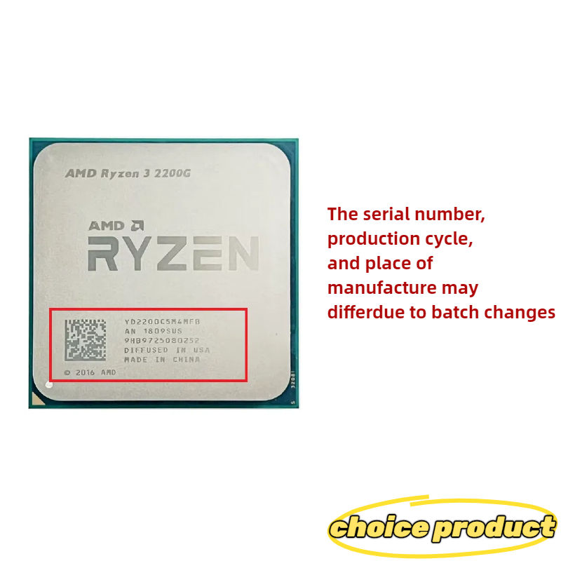 Miniatura: Processador AMD Ryzen 3 2200G 3.5GHz AM4