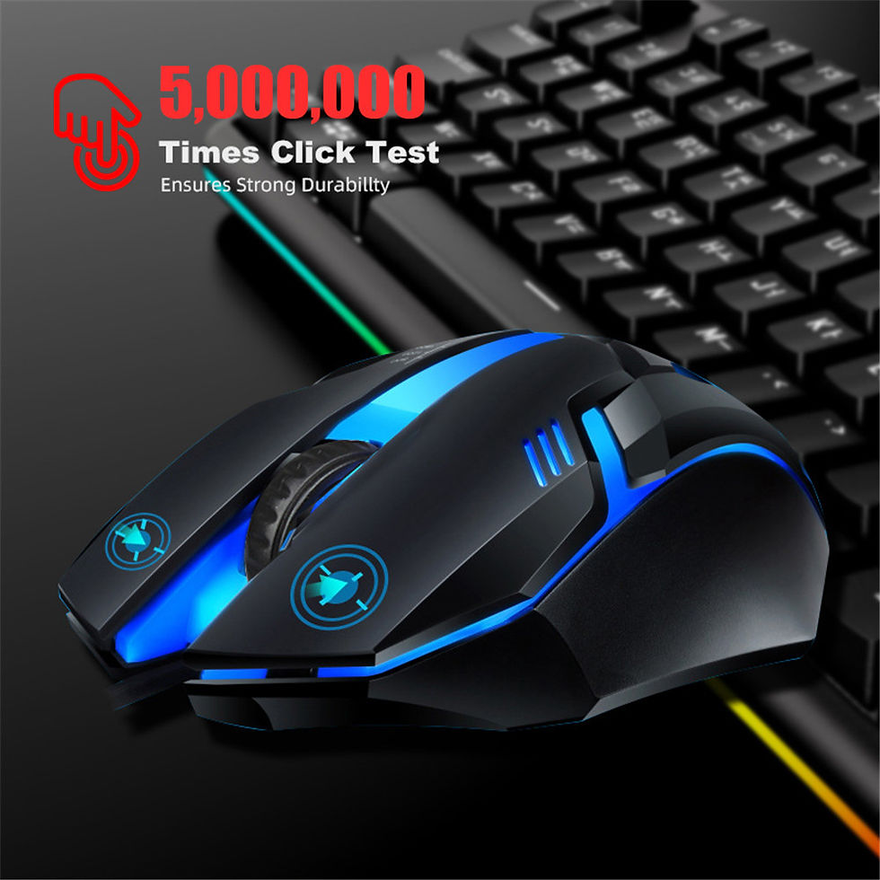 Miniatura: Mouse Gamer Óptico USB LED RGB 5000 DPI