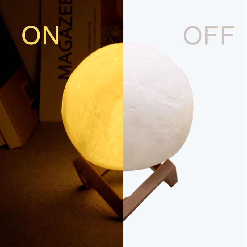 Miniatura: Luminária Lua LED com Suporte para Quarto