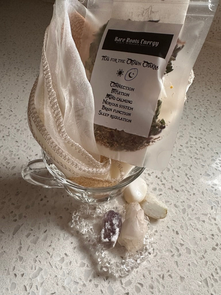 Miniatura: Tea Sets for the Chakras; Crown Chakra