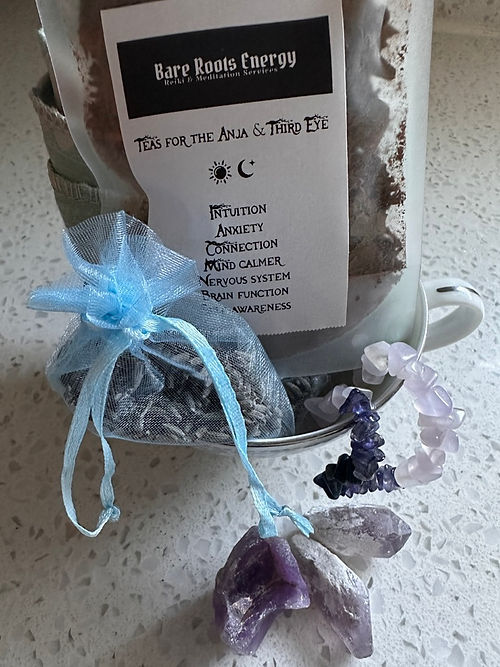 Tea Sets for the Chakras; Anja & Third Eye Chakras