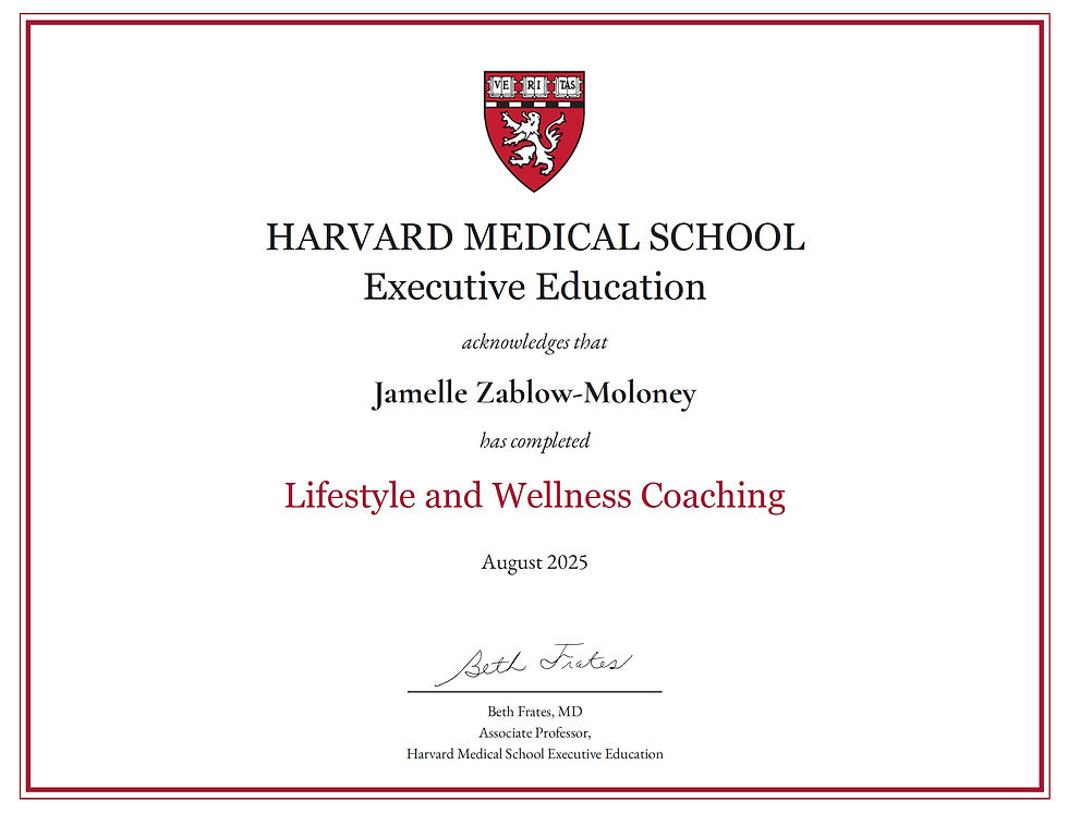 Lifestyle & Wellness Coaching Certificate