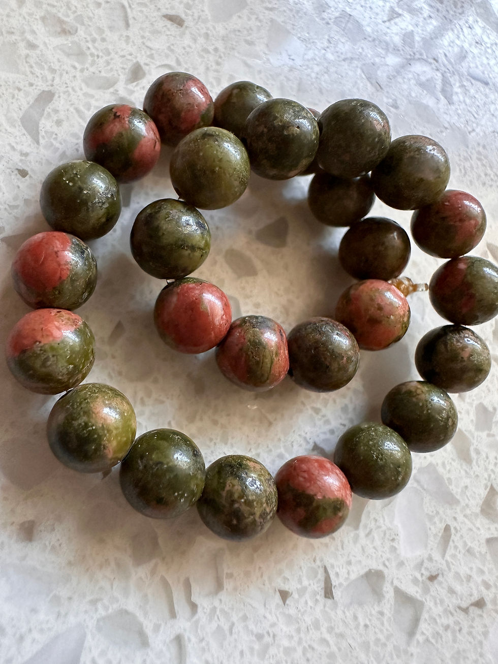 Miniatura: Unakite Natural Stone Bracelet