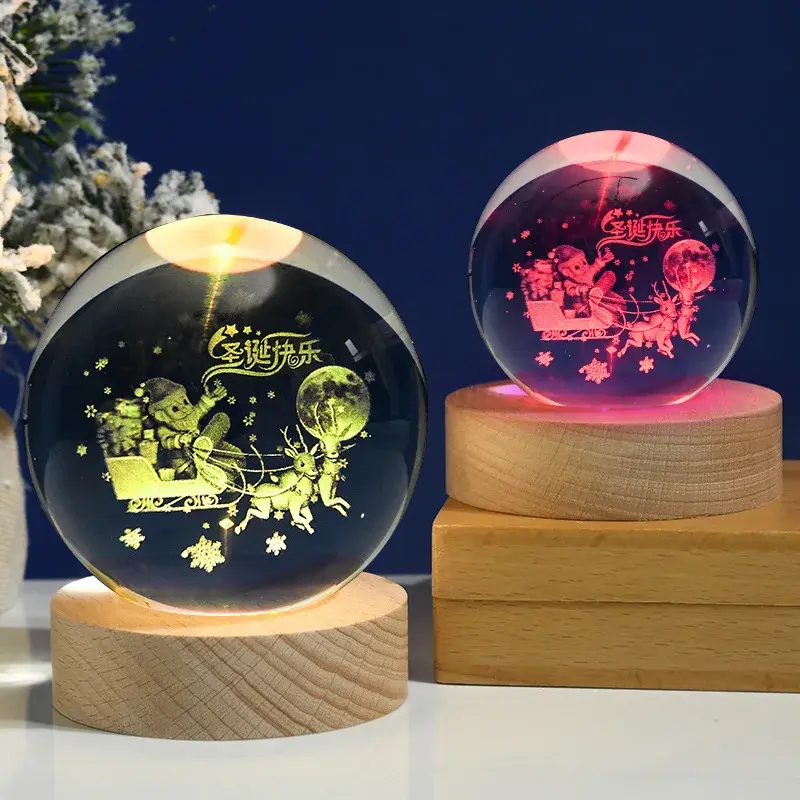 Thumbnail: 3D Night Light Glass Globe Solar System Galaxy Home Decor Astronomy