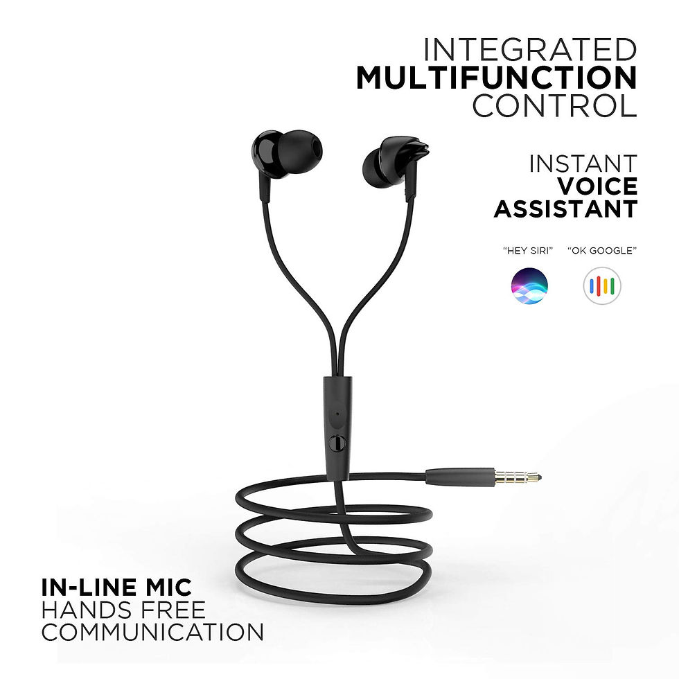 Thumbnail: boAt Bassheads 100 in Ear Wired Earphones with Mic for relaxing(Black)