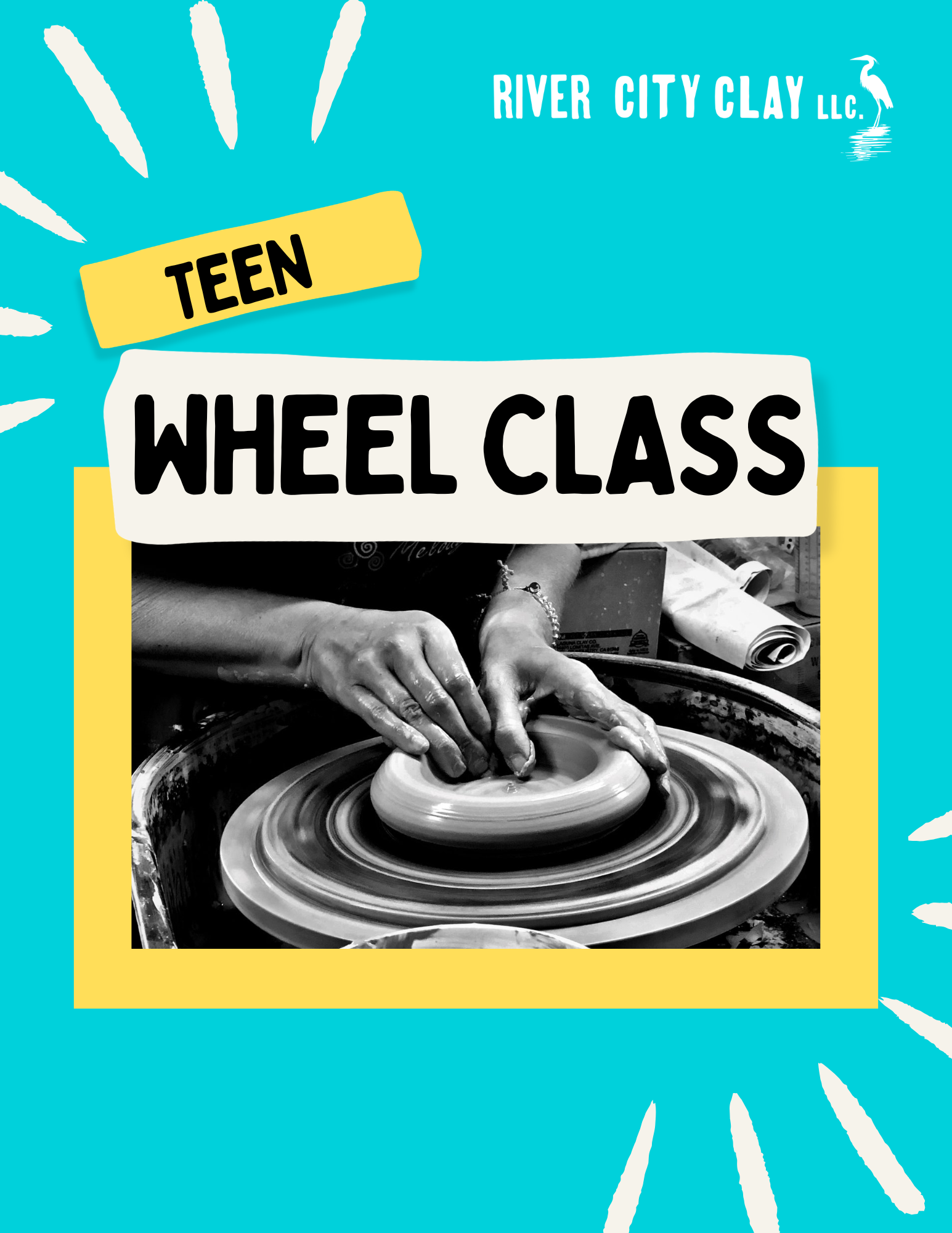 Teen Pottery Wheel Class | Saturday, 29 August, 10:00 am-12:00 pm