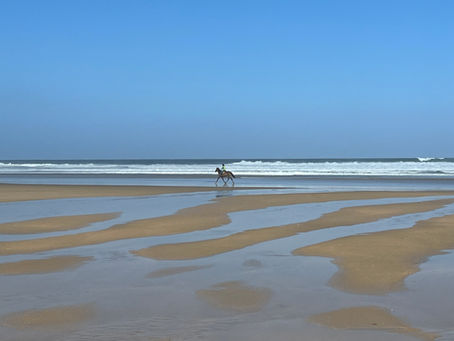 Day 5 - Perranporth to Trevarrian. Blue.