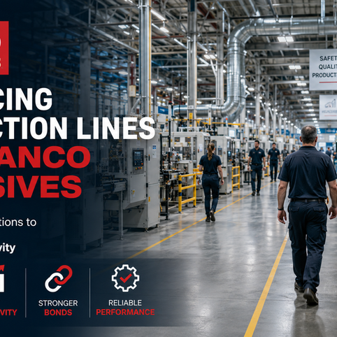 Enhancing Production Lines with Lanco Adhesives: Expert Bonding Solutions to Cut Downtime and Boost Line Productivity