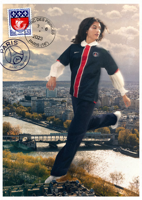 PSG carte blanche Paris-saint-germain
collaboration campagne mondiale photo antoine guilloteau