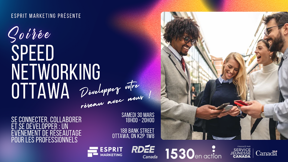 Soirée speed networking