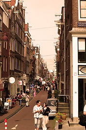 Straat in Amsterdam