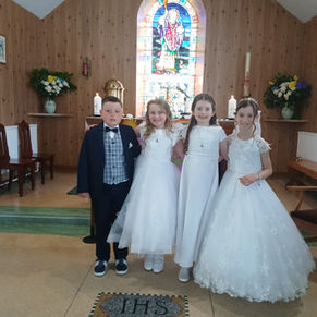 Congratulations to our 2nd class who made their First Holy Communion at The Church of the Sacred Heart, Lough Talt on Sunday 24th May.