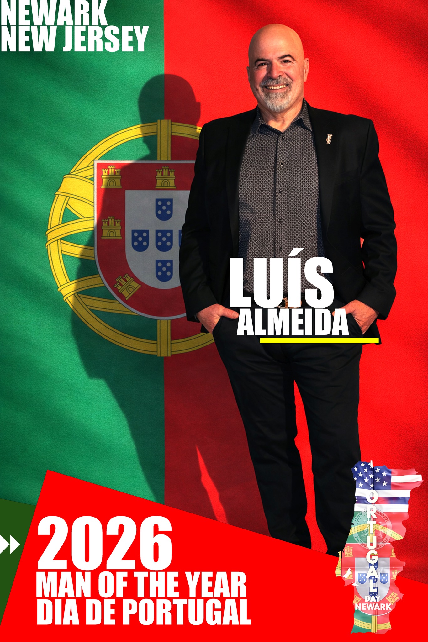Luis Almeida, Man Of The Year, Dia De Portugal Newark, 2026