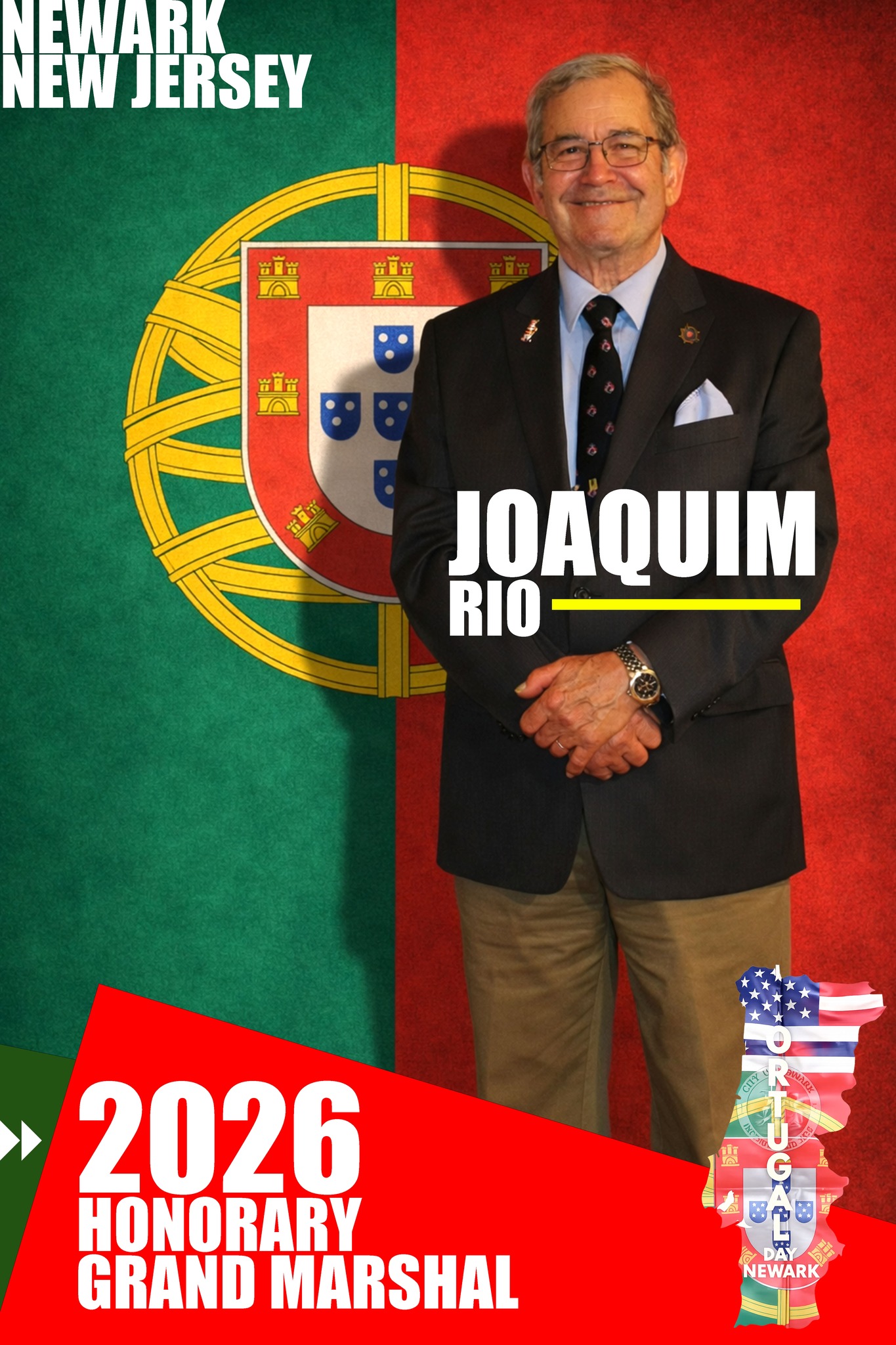 Joaquim Rio, Honorary Grand Marshal, Dia De Portugal Newark, 2026
