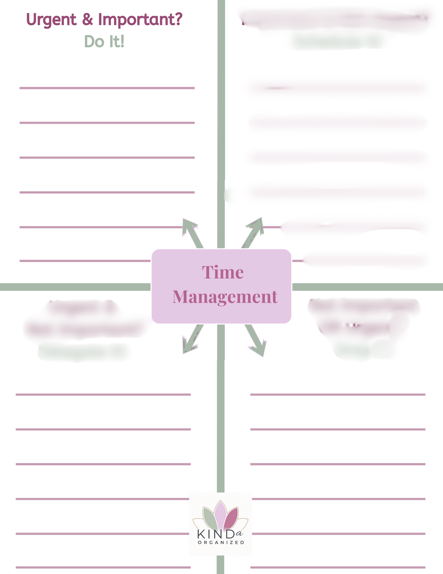 Time Management Template