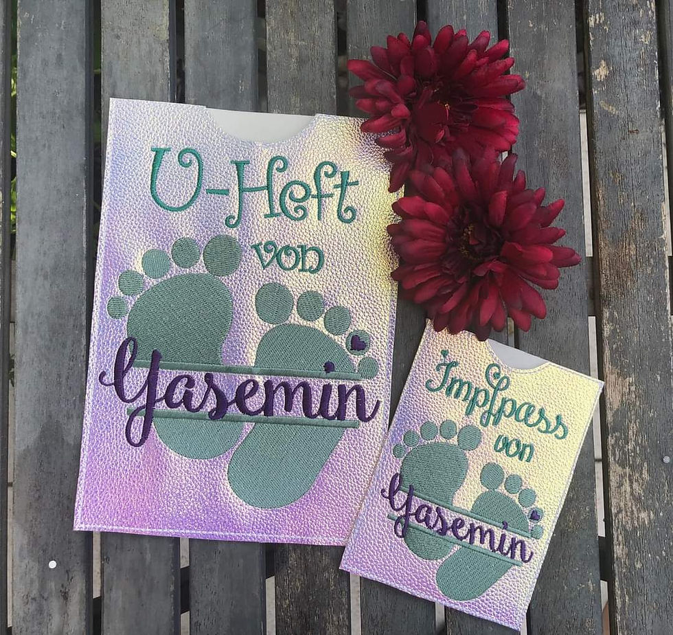 Miniaturbild: ITH U-Heft Huelle Baby mit freiem Textbereich