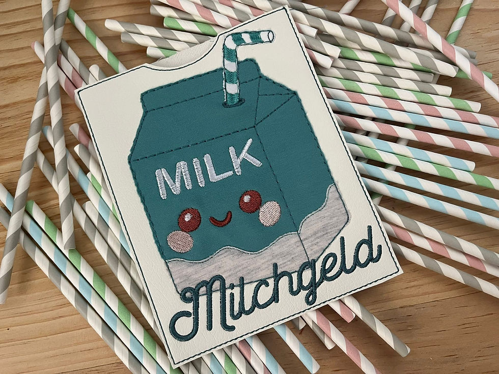 Miniaturbild: Kawaii Stil Milchtüte Applikation