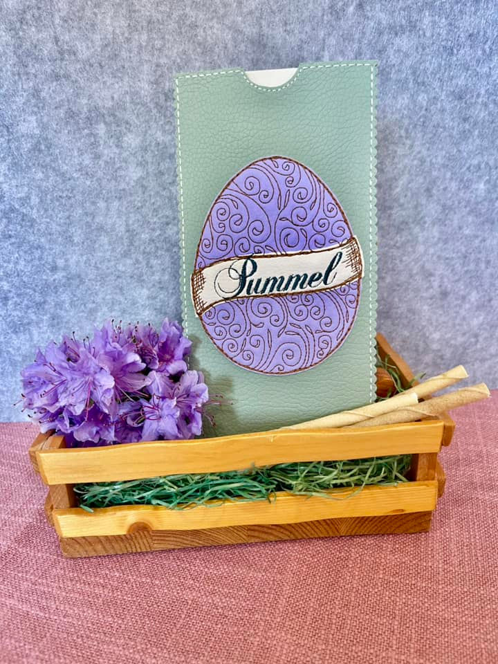 Miniaturbild: ITH Schokohuelle mit Osterei als Applikation und freiem Textfeld