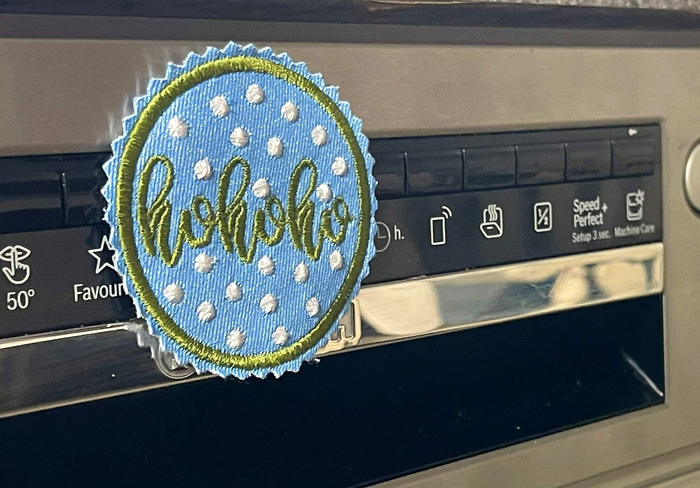 Miniaturbild: ITH Stickdatei hohoho für Magnete