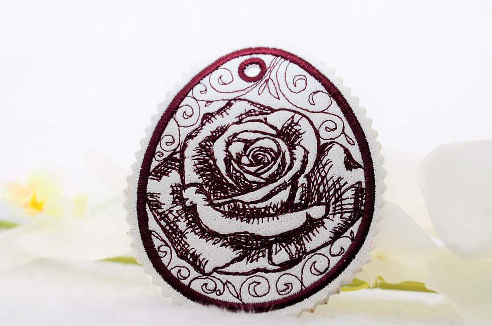 Miniaturbild: ITH Osteranhaenger mit Rose