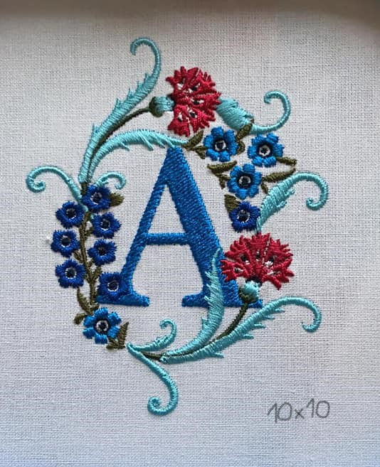 Miniaturbild: Easter alla Turca Monogramm "A"