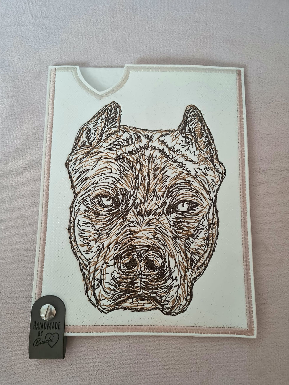 Miniaturbild: American Pit Bull Terrier Porträt Scribble